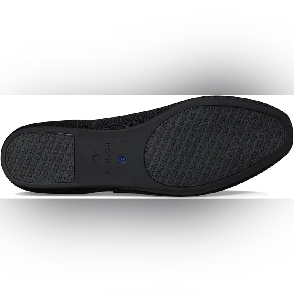 ROTHY’S THE DOUBLE BUCKLE MARY JANE FLAT, BLACK, SIZE 8 - Picture 2 of 3